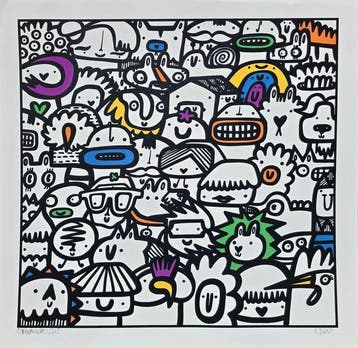 Kev Munday - Paint The Town - Giclee Print - No Reserve