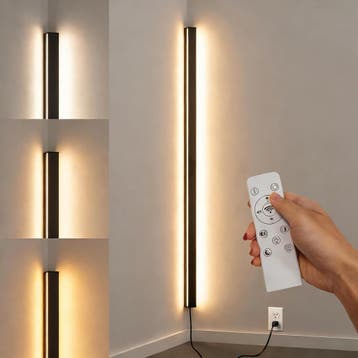 Moderne Hoeklamp 120cm | Tweedekansje | OP=OP, Ophalen of Verzenden, Nieuw, Metaal