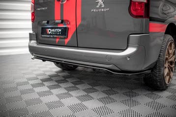 Maxton Diffuser Splitter Peugeot Partner Long Mk3, Verzenden