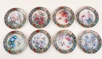 Bord (8) - rond - Fine China - Verzamelborden