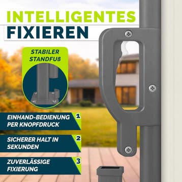 Windscherm uittrekbaar - Oprolbaar - Uitschuifbaar - Camping, Tuin en Terras, Verzenden, Zo goed als nieuw