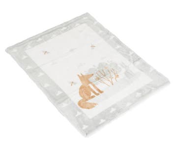 Cangaroo Sherpa Little Friends Grey 80 x 110 cm Wiegdeken, Kinderen en Baby's, Dekens, Slaapzakjes en Inbakerproducten, Verzenden