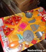 10x Pizza set op kaart 24x37cm