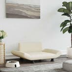 vidaXL Hondenmand 70x45x28 cm kunstleer crèmekleurig, Verzenden, Nieuw