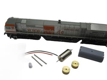micromotor TME001C TT motor ombouwset voor Mehano Blue, Overige merken, Gelijkstroom, Verzenden, Overige typen