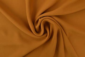 Chiffon Donker okergeel - rol 15 meter, Verzenden, Nieuw