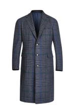 SALE! 4000 euro Stile Latino pure cashmere overcoat jas ruit, Ophalen of Verzenden, Nieuw