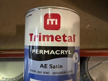 Trimetal Permacryl AE Satin - Ral 7016 - 2,5 liter, Doe-het-zelf en Verbouw, Verf, Beits en Lak, Overige kleuren, Nieuw, Ophalen of Verzenden
