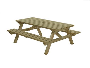 Talen Picknicktafel 160 x 200 cm, Tuin en Terras, Picknicktafels, Nieuw