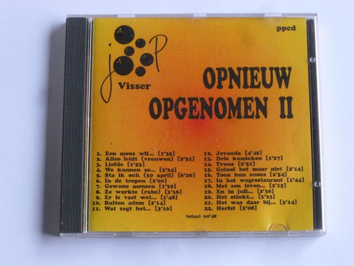 Joop Visser - Opnieuw opgenomen II, Cd's en Dvd's, Cd's | Nederlandstalig, Zo goed als nieuw, Verzenden