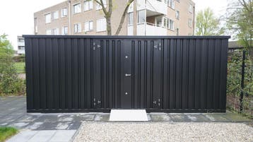 NU TE KOOP | Zwarte Grote Zeecontainer | Opslagcontainer