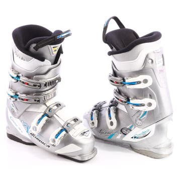 39 40 dames skischoenen NORDICA CRUISE NFS 65 W, silver/whit, Verzenden, Gebruikt, Nordica