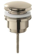 Luxe afvoerplug clickwaste 1.1/4 laag model, RVS - 33.4014, Ophalen of Verzenden, Nieuw, Rvs, Wastafel