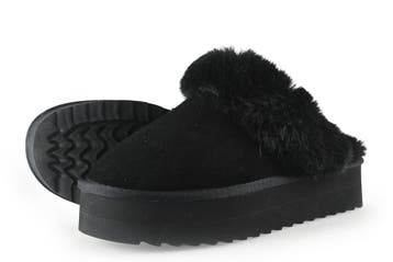 Colors of California Pantoffels in maat 40 Zwart, Verzenden, Zwart, Zo goed als nieuw, Pantoffels of Sloffen