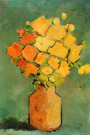 Angela Gabriel Brun (1940) - Geometría floral