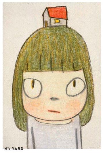 Yoshitomo Nara (1959) - Thinking My Home