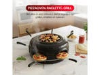 CuisineKing G1 - 3-in-1 Pizza Grill Oven - Raclette Grill en, Verzenden, Zo goed als nieuw