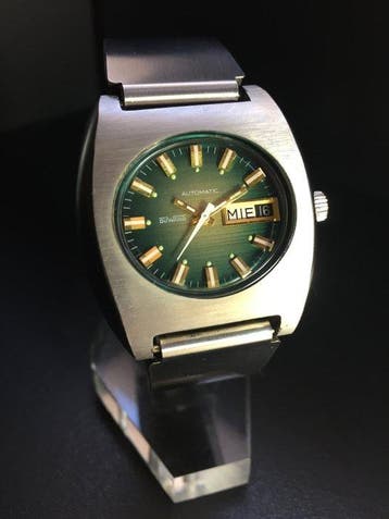Duward - Automatic Day/Date Dial Verde New Old Stock -, Nieuw