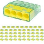 Vintex Lasklem 4-polig Geel 0.2-2.5 mm² - Betrouwbaar LED to, Ophalen of Verzenden, Nieuw