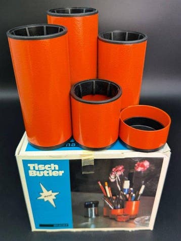 Bureauset - Vintage H.C.M. “Tisch Butler” 5-Piece Desk Set -, Antiek en Kunst