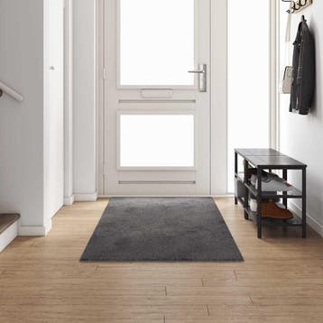 vidaXL Tapijt Loper Grijs 100 x 300 cm 100% Polypropylene, Huis en Inrichting, Verzenden, Nieuw, Grijs