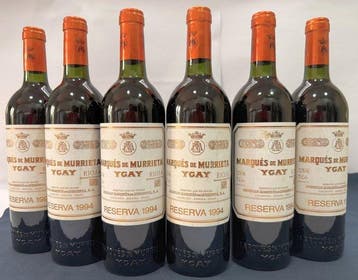 1994 Marques de Murrieta, Finca Ygay - Rioja Reserva - 6, Verzamelen, Nieuw