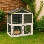 Dierenverblijf | Konijnenhok | Houten kooi | 94x46x96 | Hout, Dieren en Toebehoren, Verzenden, Nieuw