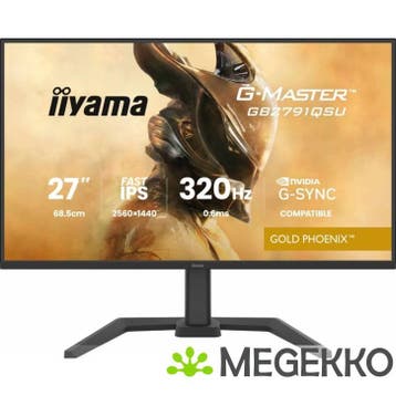 Iiyama G-Master GB2791QSU-B1 27  Quad HD 320Hz IPS Gaming, Verzenden, Nieuw, Iiyama