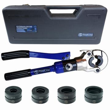 ToolLine | Perstang U-set (hydraulisch) | Waterleiding, Doe-het-zelf en Verbouw, Gereedschap | Handgereedschap, Verzenden, Nieuw