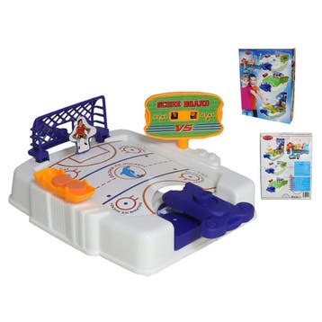 3 TAFELSPELLEN IN 1 -BASKET-VOETBAL-HOCKEY-22x29 cm, Verzenden, Nieuw