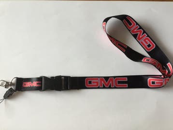 Keycord sleutelhanger GMC rood, Verzamelen, Sleutelhangers, Ophalen of Verzenden, Nieuw