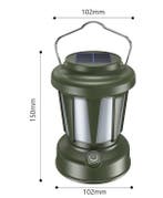 Solar Camping Lamp Dimbare LED Lantaarn USB-C Warm/Koud, Verzenden, Nieuw