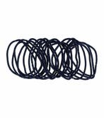 Haarelastieken Basic - Dun - Zonder Metaal - Blauw - Set van, Nieuw