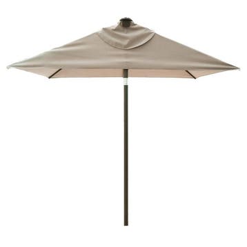 Madison Triangle stokparasol 210x130 cm automatisch - ecru, Verzenden, Nieuw