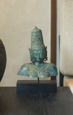 sculptuur, NO RESERVE PRICE - Parvati Statue on Stand -