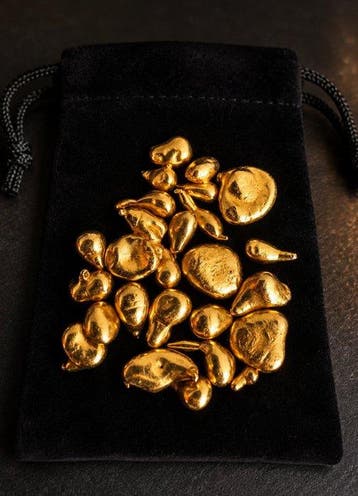 Golden Granules 24kt with COA (lees de beschrijving) Goud