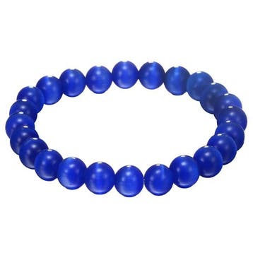 Fako Bijoux - Armband - Cats Eye - Kattenoog - Blauw, Verzenden, Nieuw