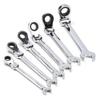 Steek-/ringsleutelset | Toolland | 6-delig (Flexibel), Doe-het-zelf en Verbouw, Gereedschap | Handgereedschap, Verzenden, Nieuw