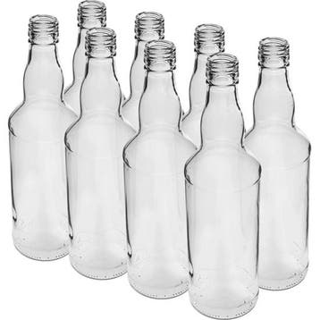 Glazenfles Bolhals 500ml (8 stuks), Nieuw, Ophalen of Verzenden, Overige merken, Glas