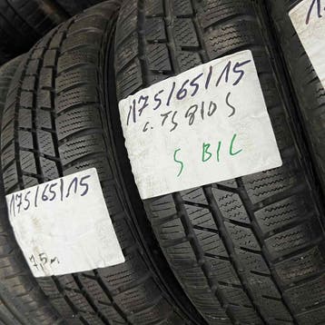 2 x Continental Winter TS810S 175-65-15 Winterbanden 7,5mm, Gebruikt, 15 inch, 175 mm, Band(en)