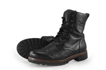 Panama Jack Veterboots in maat 39 Zwart, Kleding | Dames, Schoenen, Verzenden, Zwart, Overige typen, Zo goed als nieuw