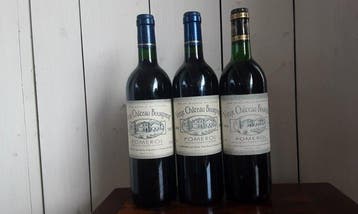 1990 , 1996 & 1997 Vieux Chateau Bourgneuf - Pomerol - 3, Nieuw