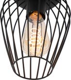 EGLO Newtown Plafondlamp - E27 - Ø 16 cm - Zwart, Verzenden, Nieuw, Metaal, Minder dan 50 cm