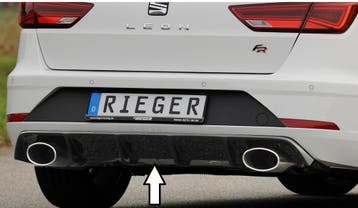 Rieger diffuser | Leon FR (5F) 2017-2020 (vanaf Facelift) -, Auto-onderdelen, Verzenden, Nieuw, Seat