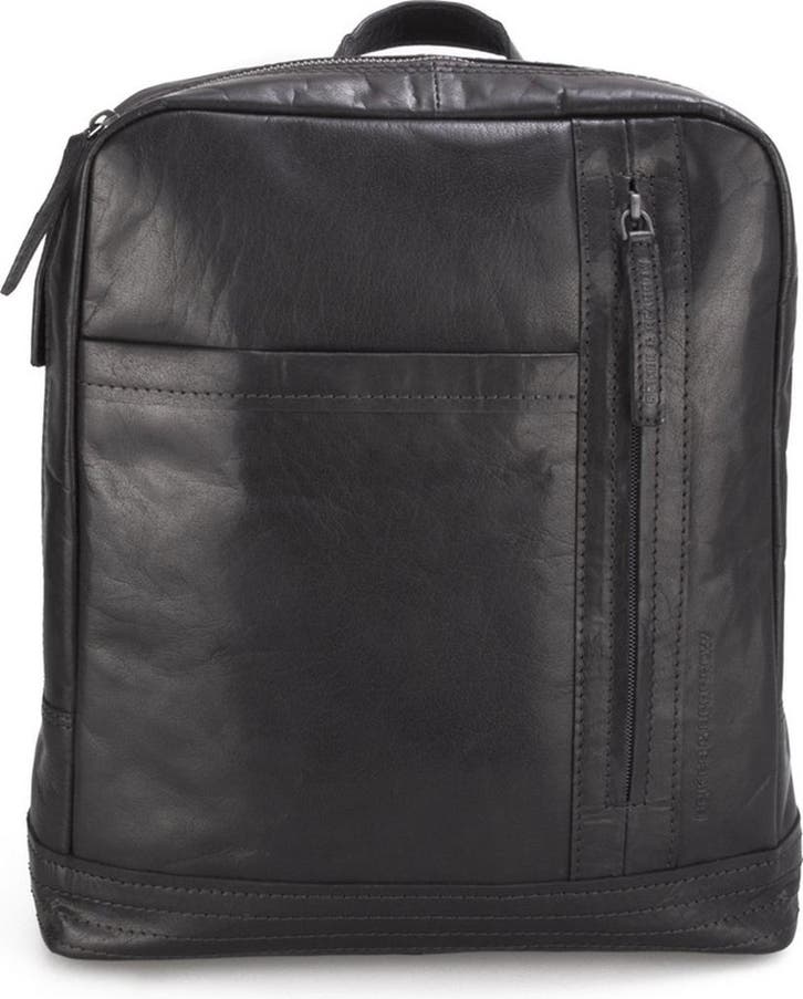 Spikes &  Sparrow Authentic - Leren Rugzak - zwart, Sieraden, Tassen en Uiterlijk, Tassen | Rugtassen, Verzenden