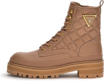 Guess - Maat 38 - Badae Legerkisten Gewatteerd Beige, Verzenden, Nieuw