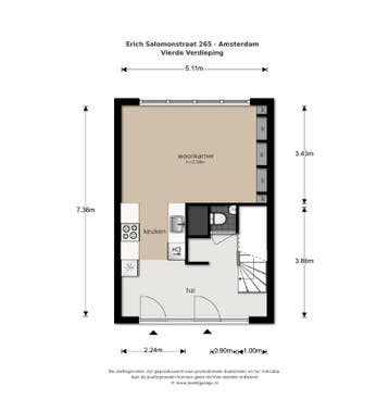 Te huur: Appartement Erich Salomonstraat in Amsterdam, Noord-Holland, Appartement, Amsterdam