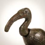 Oude Egypte, late periode brons & hout Beeld van een ibis,