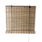 Bamboe rolgordijn Freddy - Bruin - 140 x 220 cm - Bamelle, Verzenden, Nieuw, Bruin