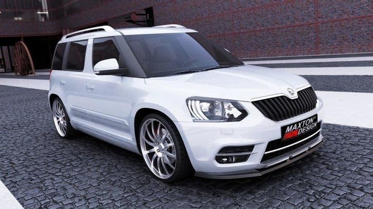 Front Splitter SKODA YETI CITY FACELIFT MODEL, Auto diversen, Tuning en Styling, Verzenden